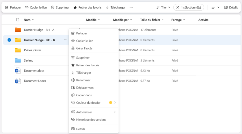 FAQ sur l'utilisation de OneDrive