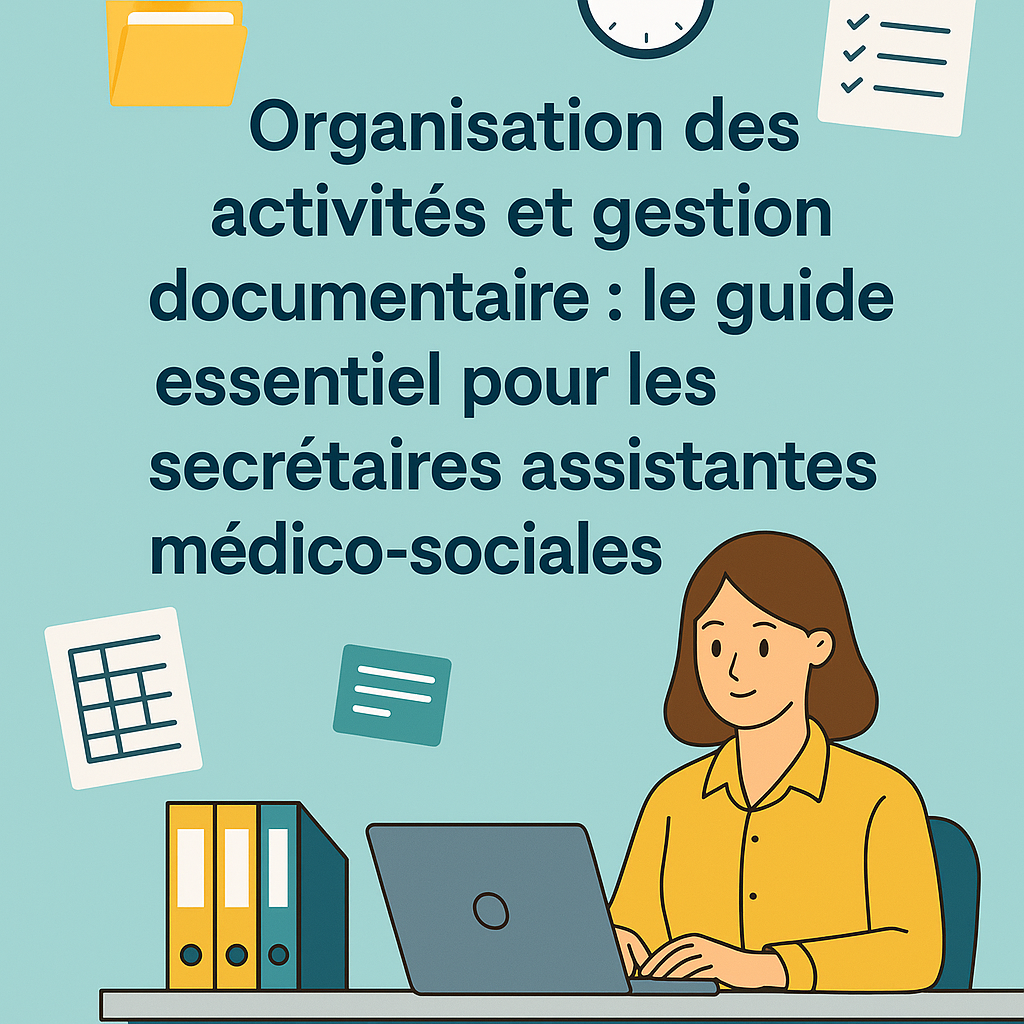 Organisation des activités et gestion documentaire : le guide essentiel pour les secrétaires assistantes médico-sociales