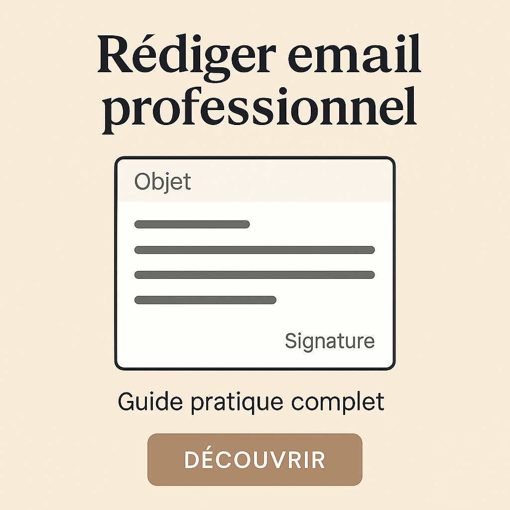 Rédiger un email professionnel