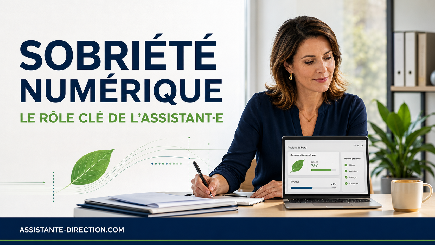 Sobriété numérique le rôle de l'assistant·e de direction