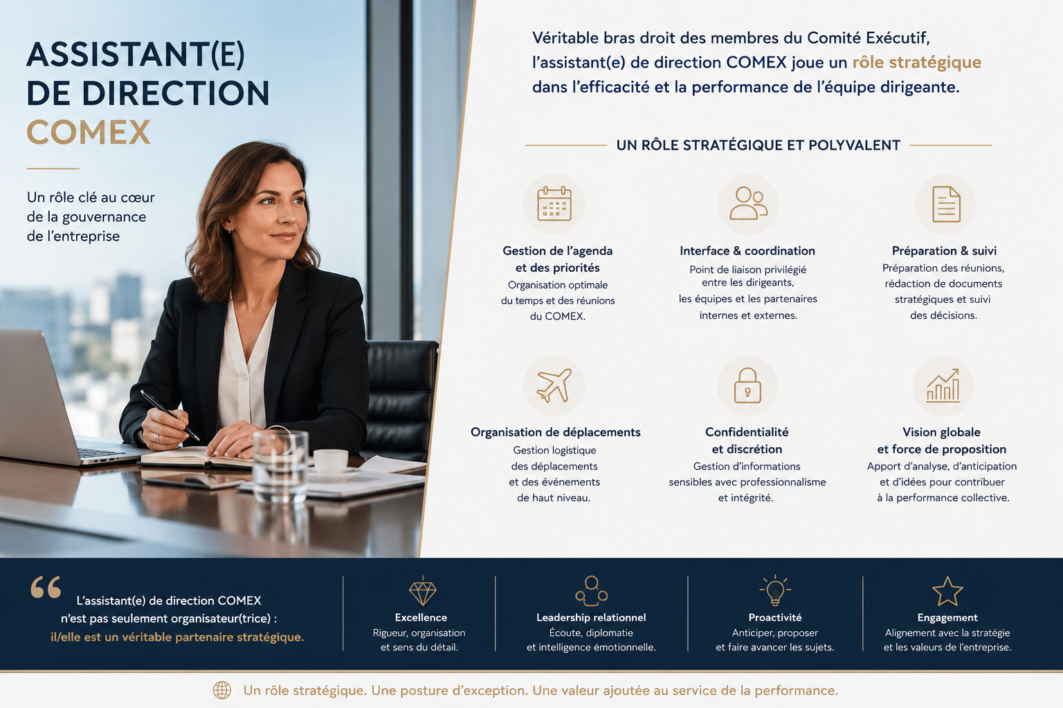 Assistant de Direction Comex : au service du comité exécutif