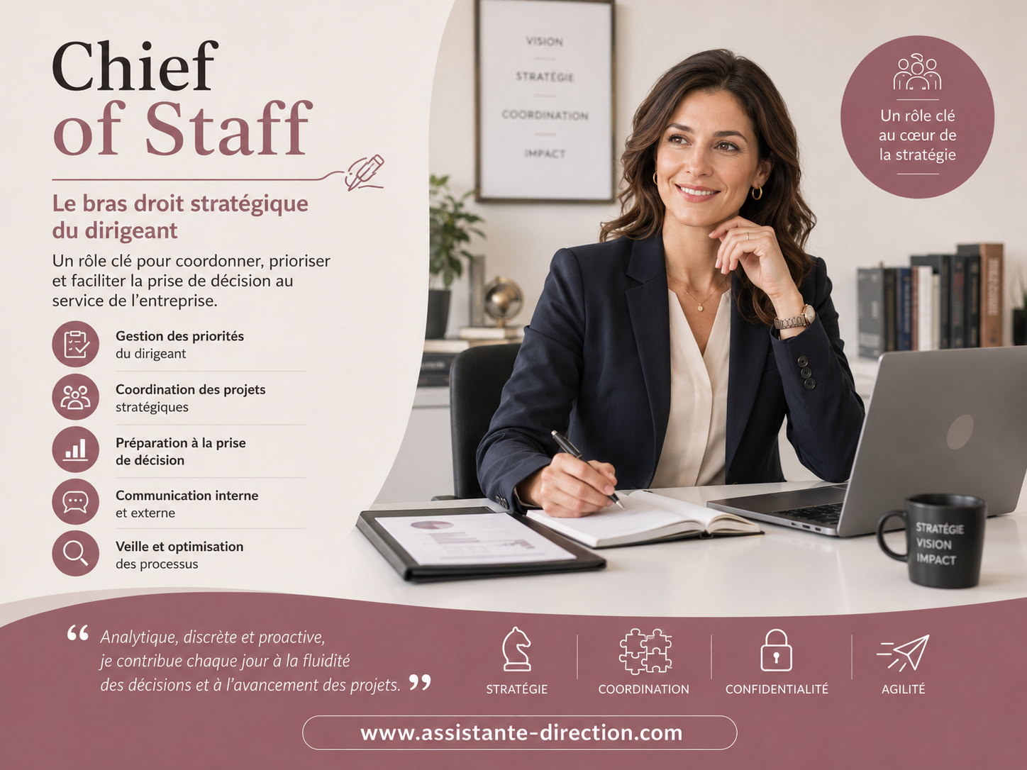 Chief of Staff : bras droit stratégique du dirigeant