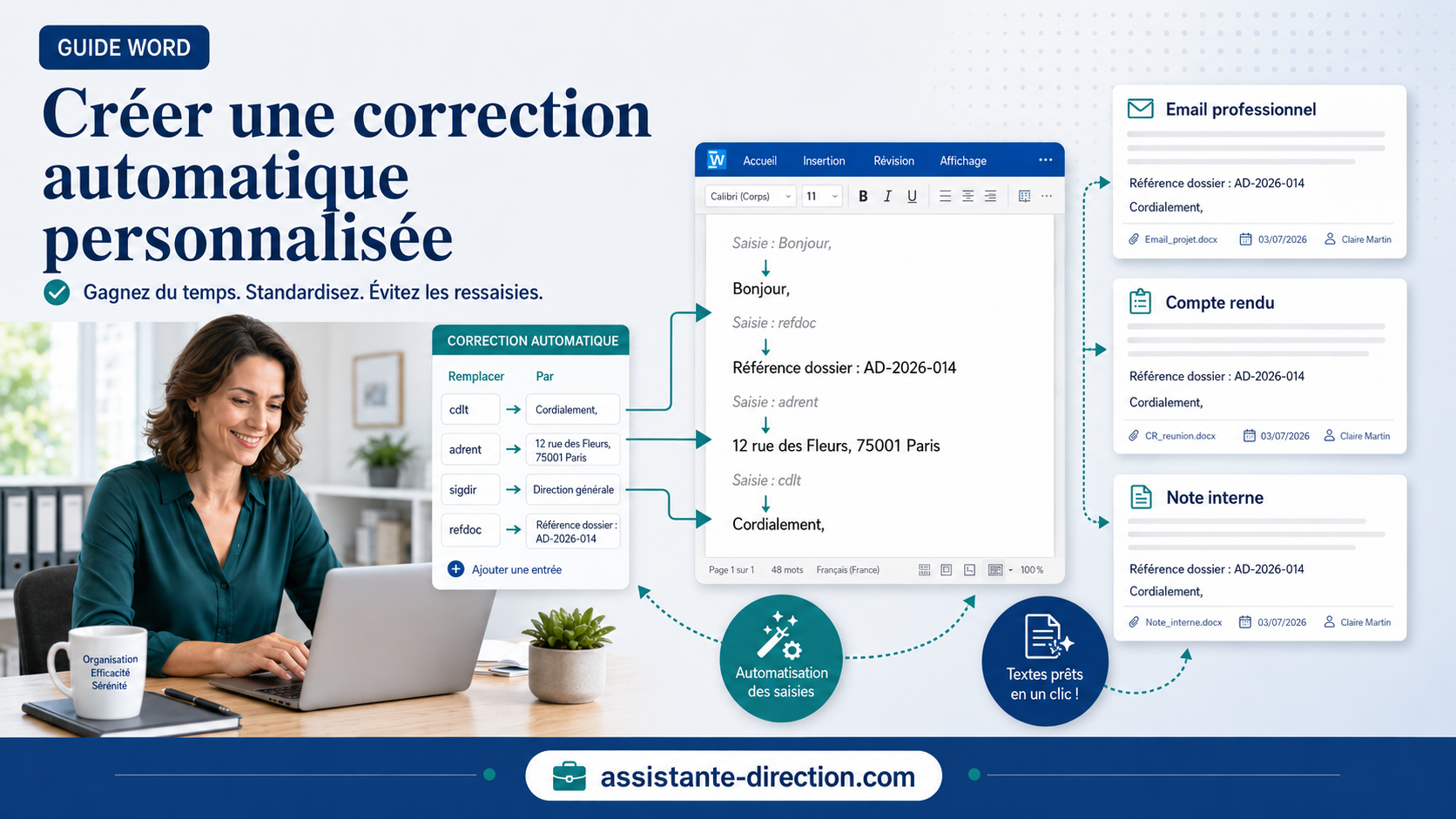 Créer une correction automatique personnalisée