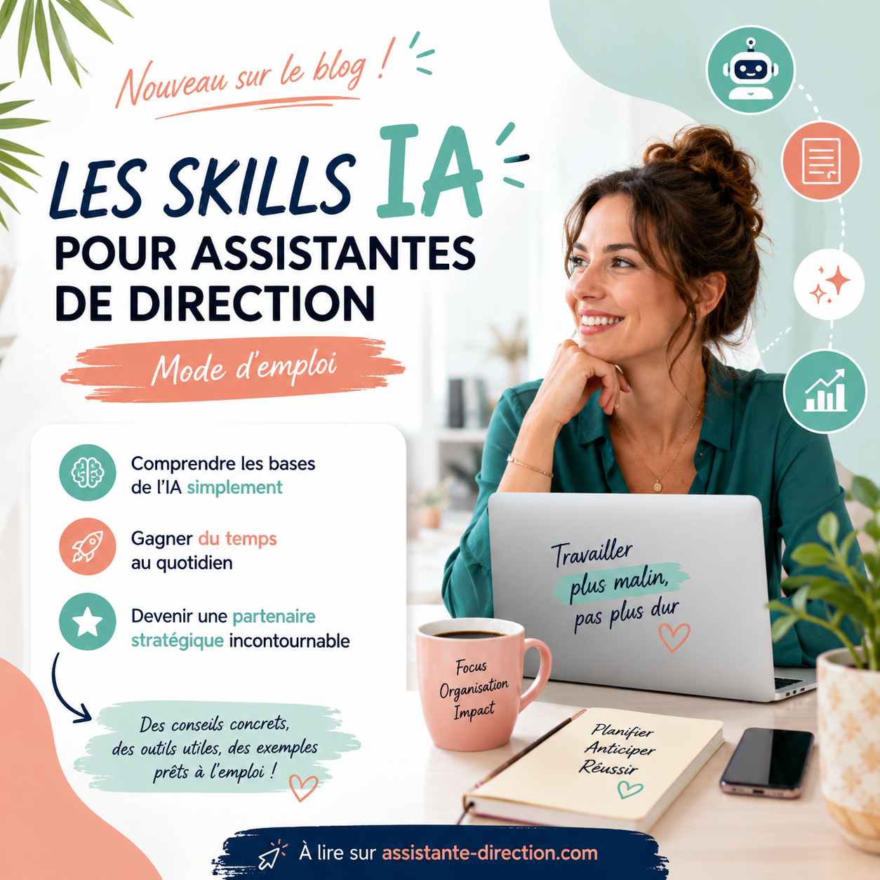 Les skills IA pour assistantes de direction : mode d'emploi