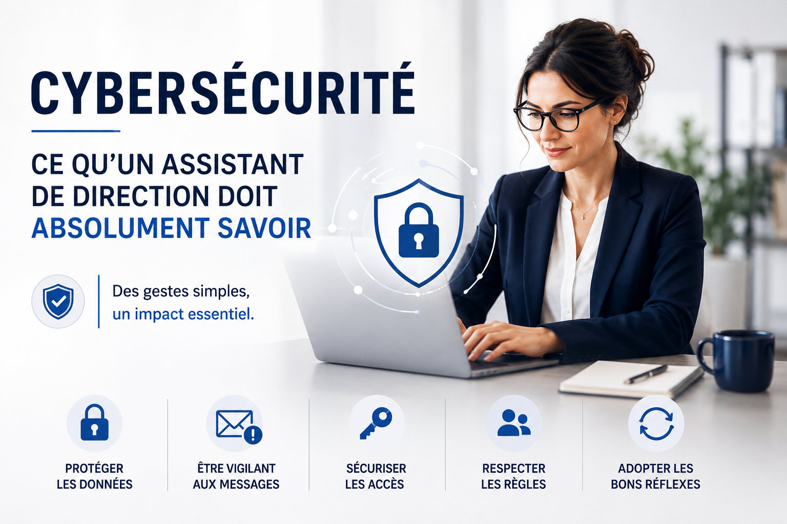 Cybersécurité ce qu'un assistant de direction doit absolument savoir