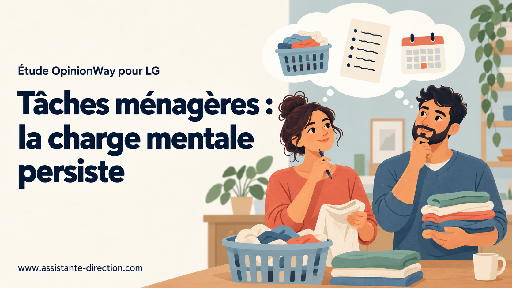 Tâches partagées, charge mentale persistante